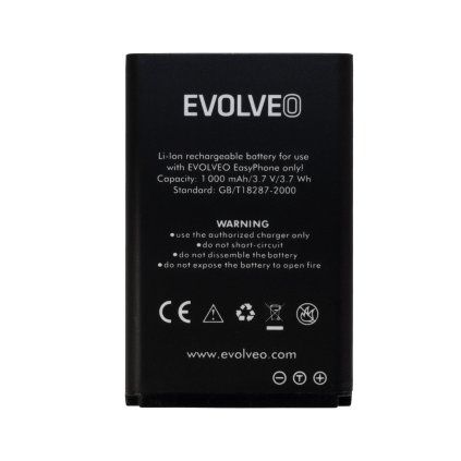 EVOLVEO EasyPhone, eredeti akkumulátor, 1000 mAh