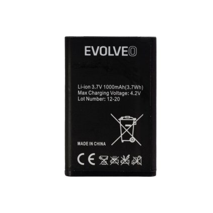 EVOLVEO EasyPhone FM, eredeti akkumulátor, 1000 mAh