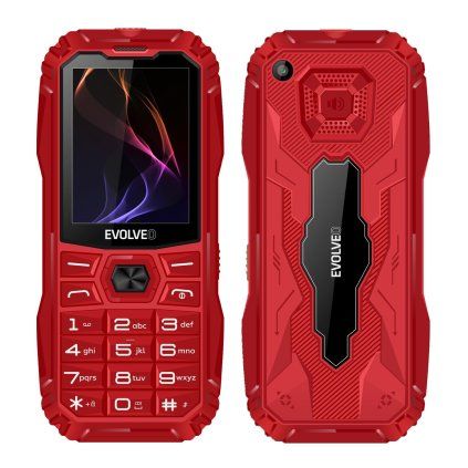 EVOLVEO MaxPhone A1, gombos Dual SIM-es telefon, piros