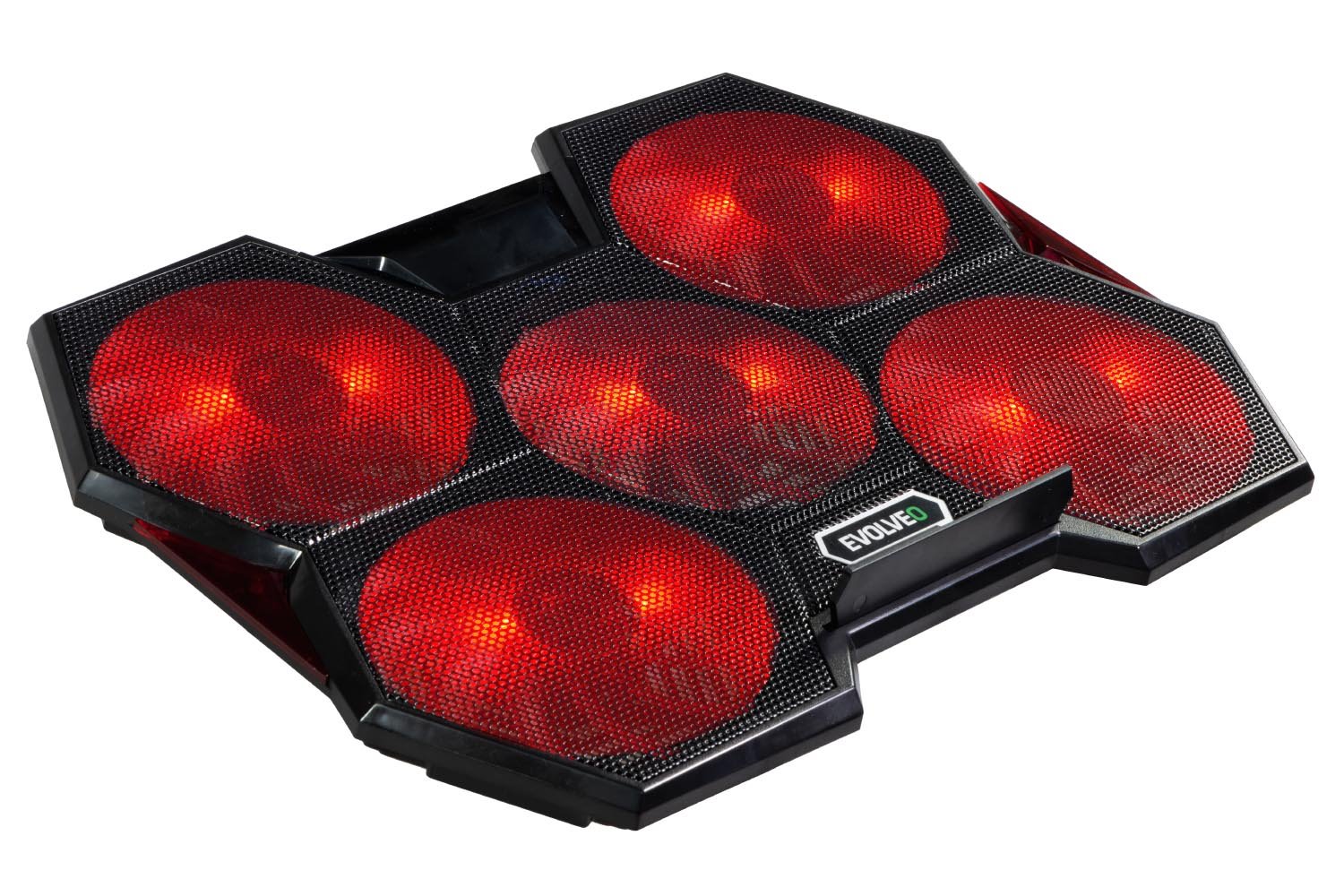 EVOLVEO Ania 14, hűtő alátét notebook számára, piros megvilágítás