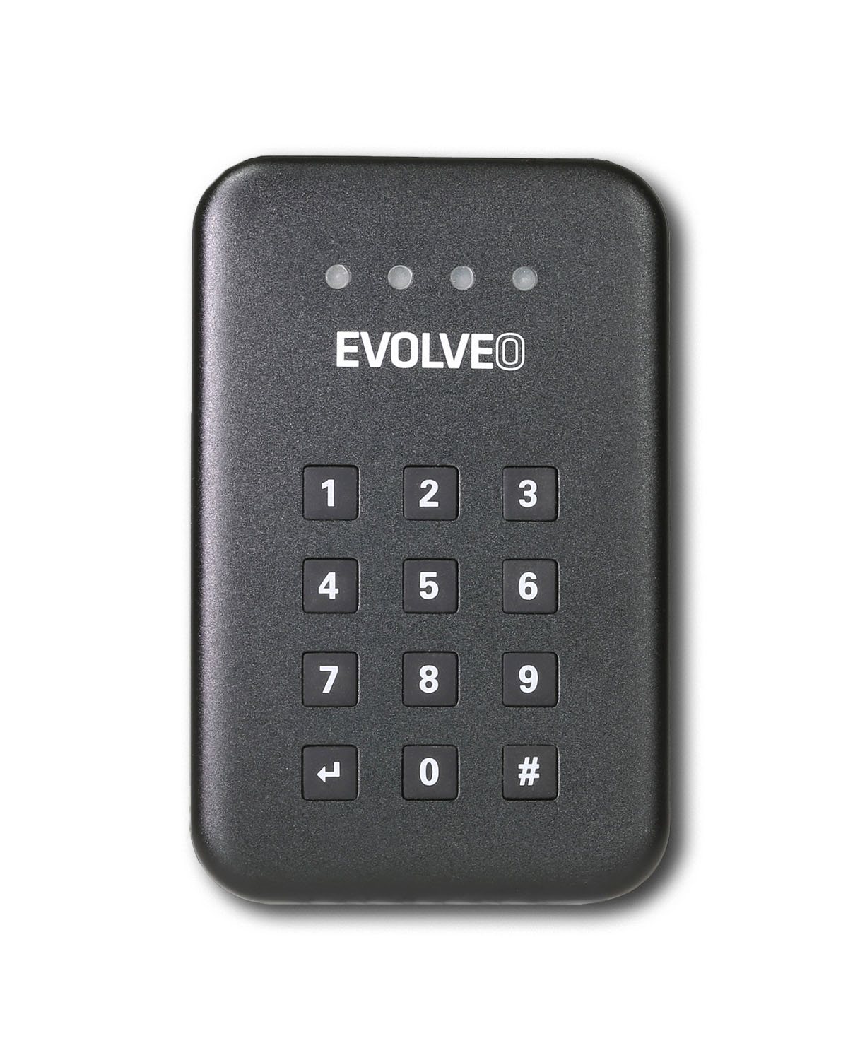 EVOLVEO 2.5" Encrypt 1, külső keret HDD-re, USB 3.0