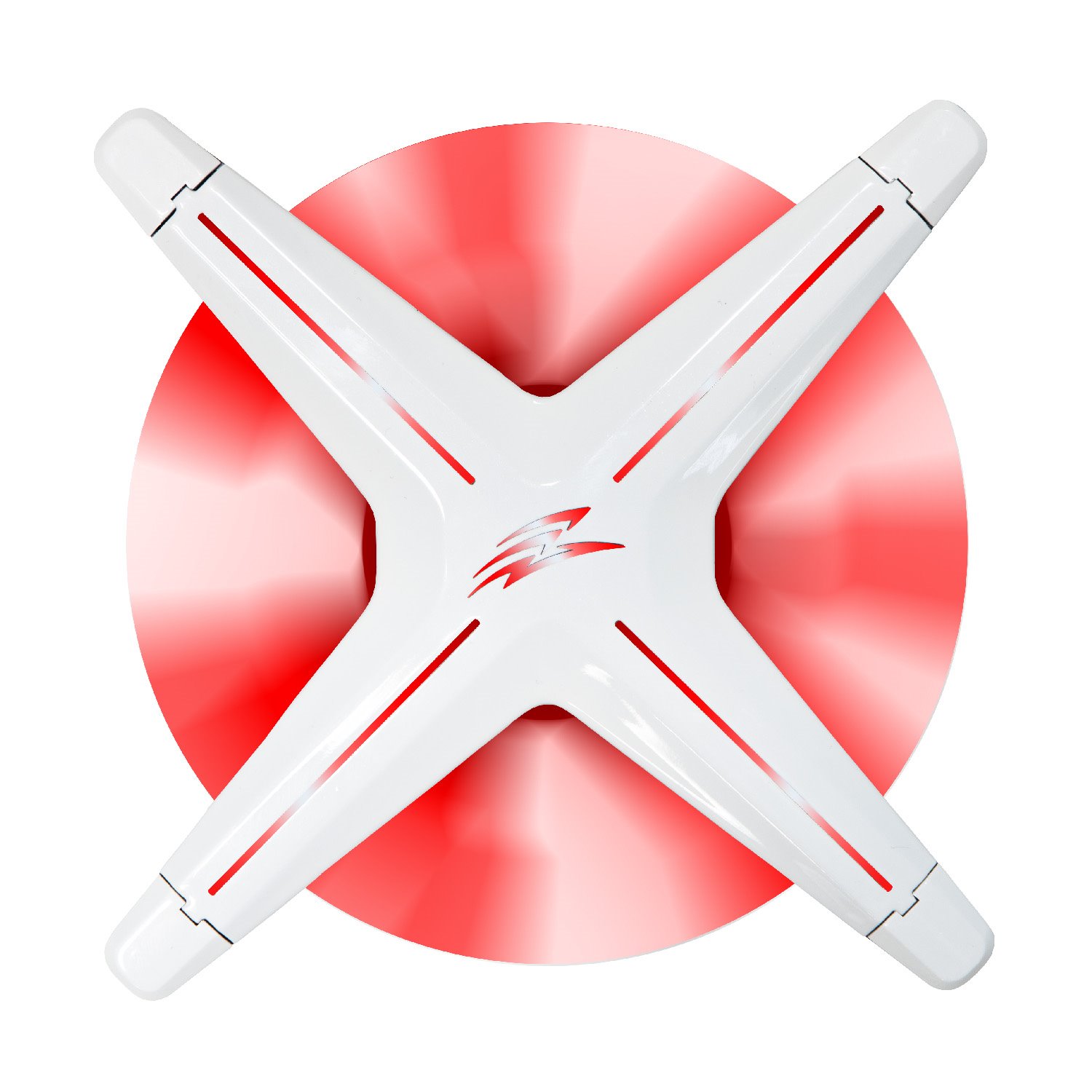 EVOLVEO Ptero 12CR, PWM, 4pin, piros LED, 12 V ventilátor 120 mm.