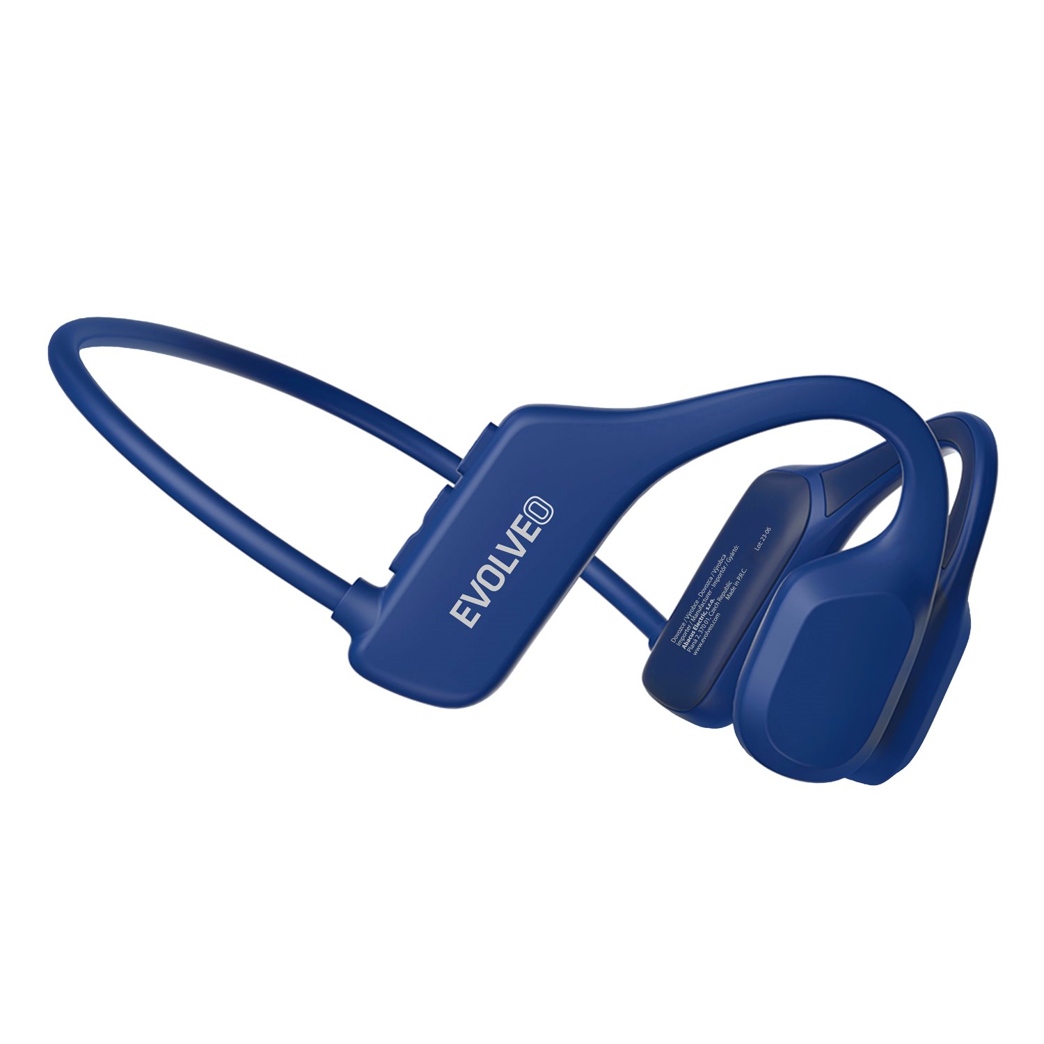EVOLVEO BoneSwim Lite MP3 8GB, vezeték nélküli arccsont fejhallgató, kék
