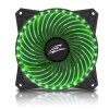EVOLVEO 12L2GR ventilátor 120 mm, 33 zöld LED, 3pin