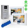 EVOLVEO DoorPhone AP2-2 vezetékes videotelefon két lakáshoz alkalmazással, fehér