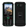EVOLVEO StrongPhone W4, vízálló, tartós Dual SIM telefon, fekete-zöld