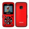 EVOLVEO EasyPhone ID, mobiltelefon időseknek, piros színű