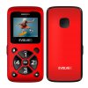 EVOLVEO EasyPhone ID, mobiltelefon időseknek, piros színű