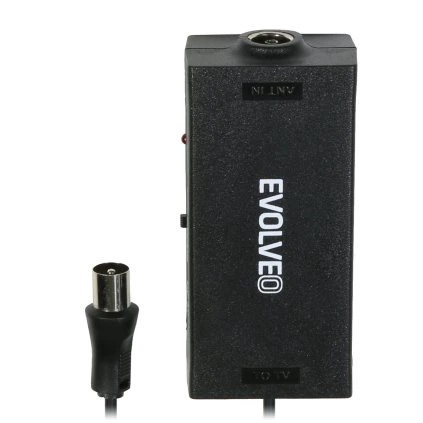 EVOLVEO Amp 1, amplificator de antenă FM/DAB+/DVB-T2, filtru LTE, 4G, 5G