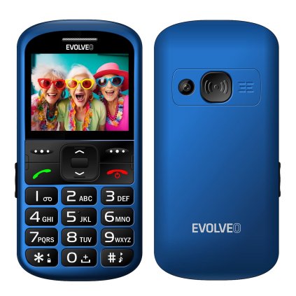 EVOLVEO EasyPhone XS, telefon mobil pentru seniori, albastru