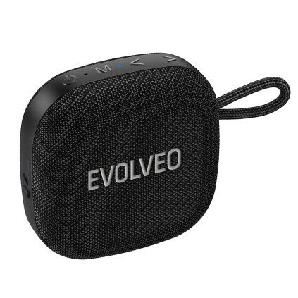 EVOLVEO TopSound, difuzor bluetooth wireless rezistent la apă cu radio, negru