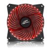 Ventilator EVOLVEO 12L2RD, de 120mm, 33 LED-uri roșii, 3pin