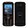 EVOLVEO StrongPhone Z6, telefon impermeabil și rezistent, Dual SIM, negru-portocaliu