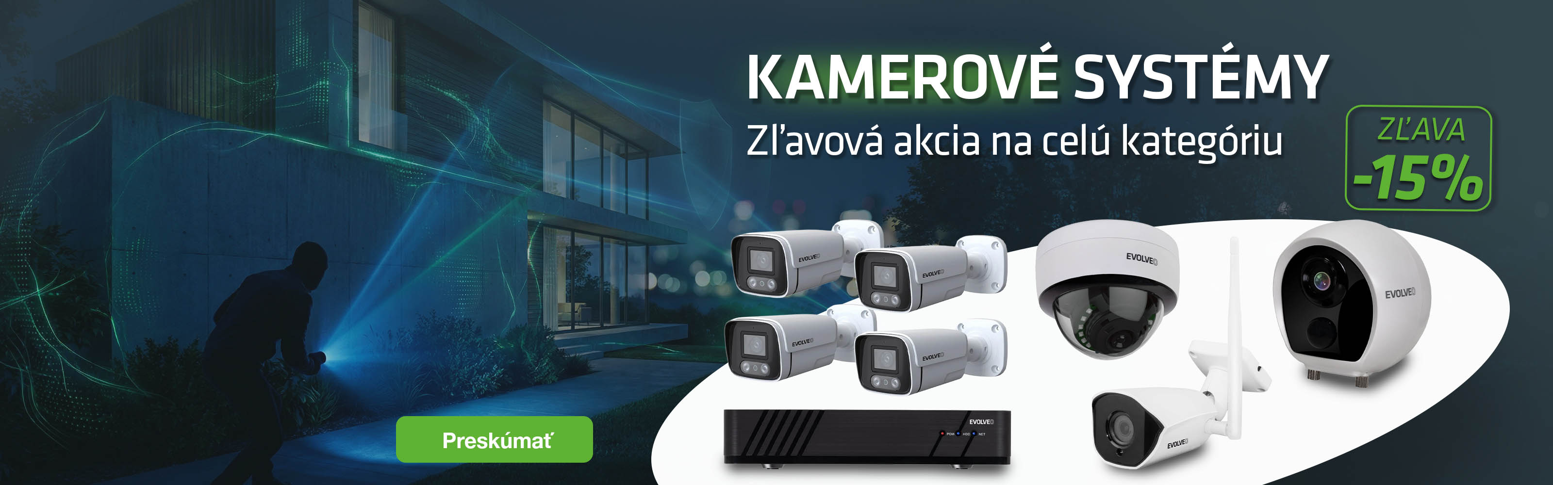 EVOLVEO Detective kamery – sleva 15 %