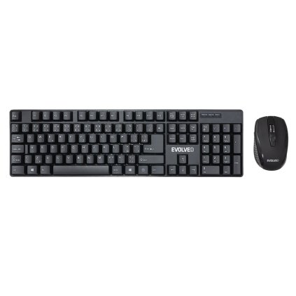 EVOLVEO WK-142, set bezdrôtovej klávesnice a myši