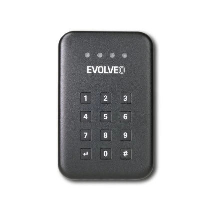 EVOLVEO 2.5" Encrypt 1, externý rámček na HDD, USB 3.0