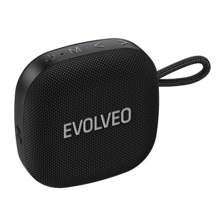 EVOLVEO TopSound, bezdrôtový vodotesný reproduktor bluetooth s rádiom, čierny