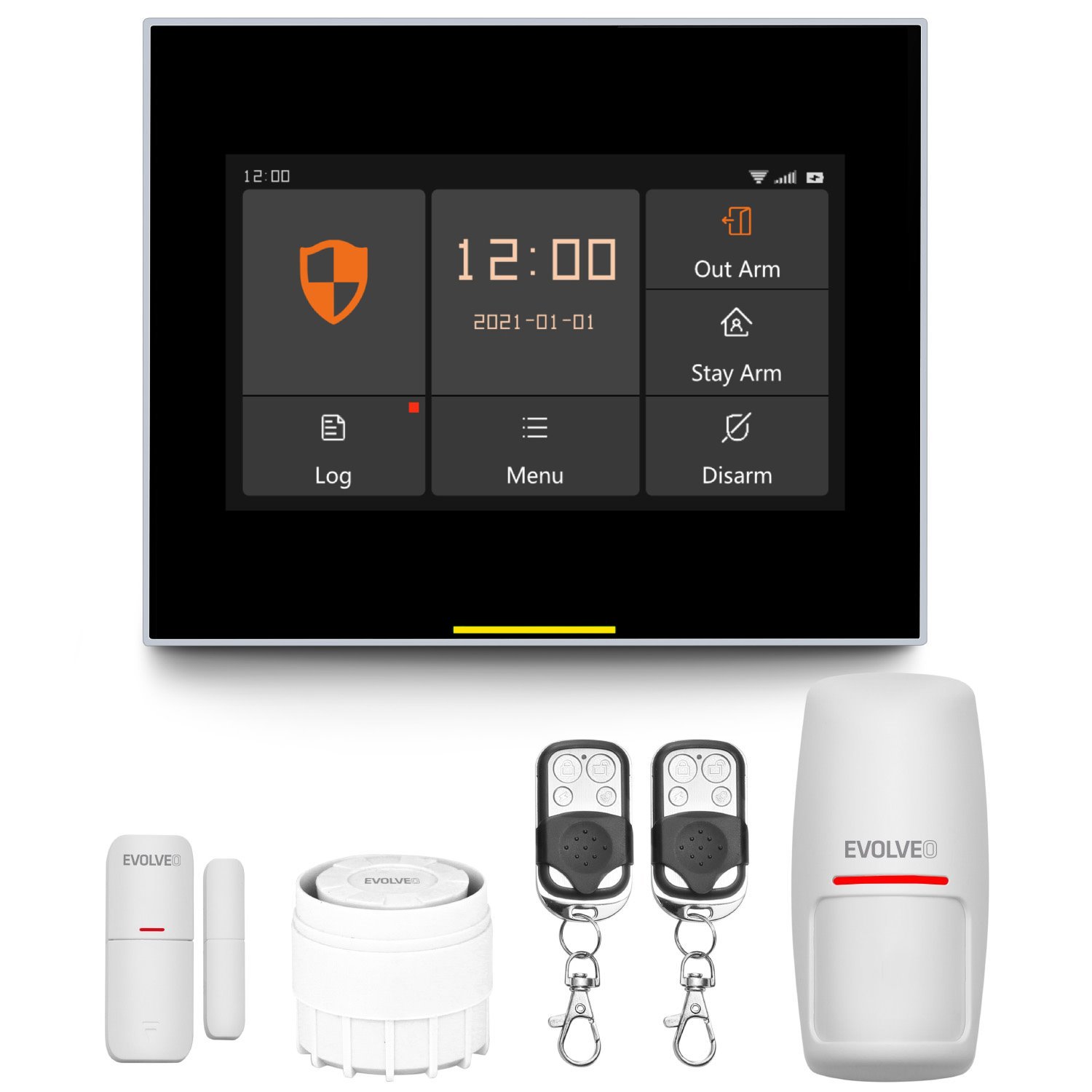 E-shop EVOLVEO Alarmex Pro, inteligentný bezdrôtový alarm Wi-Fi/GSM