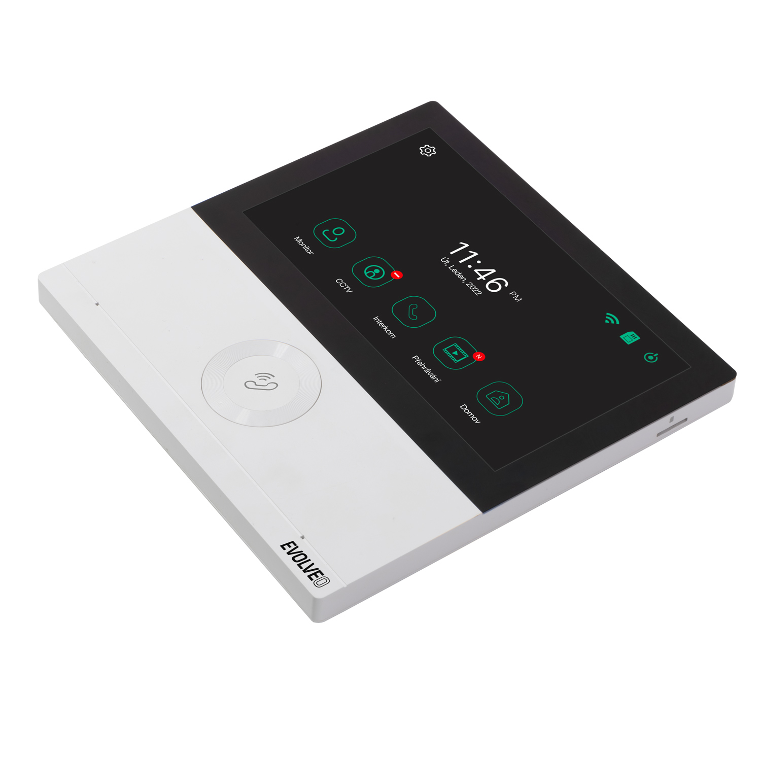 E-shop EVOLVEO DoorPhone AHD7, Rozšiřující monitor s WiFi bílá barva