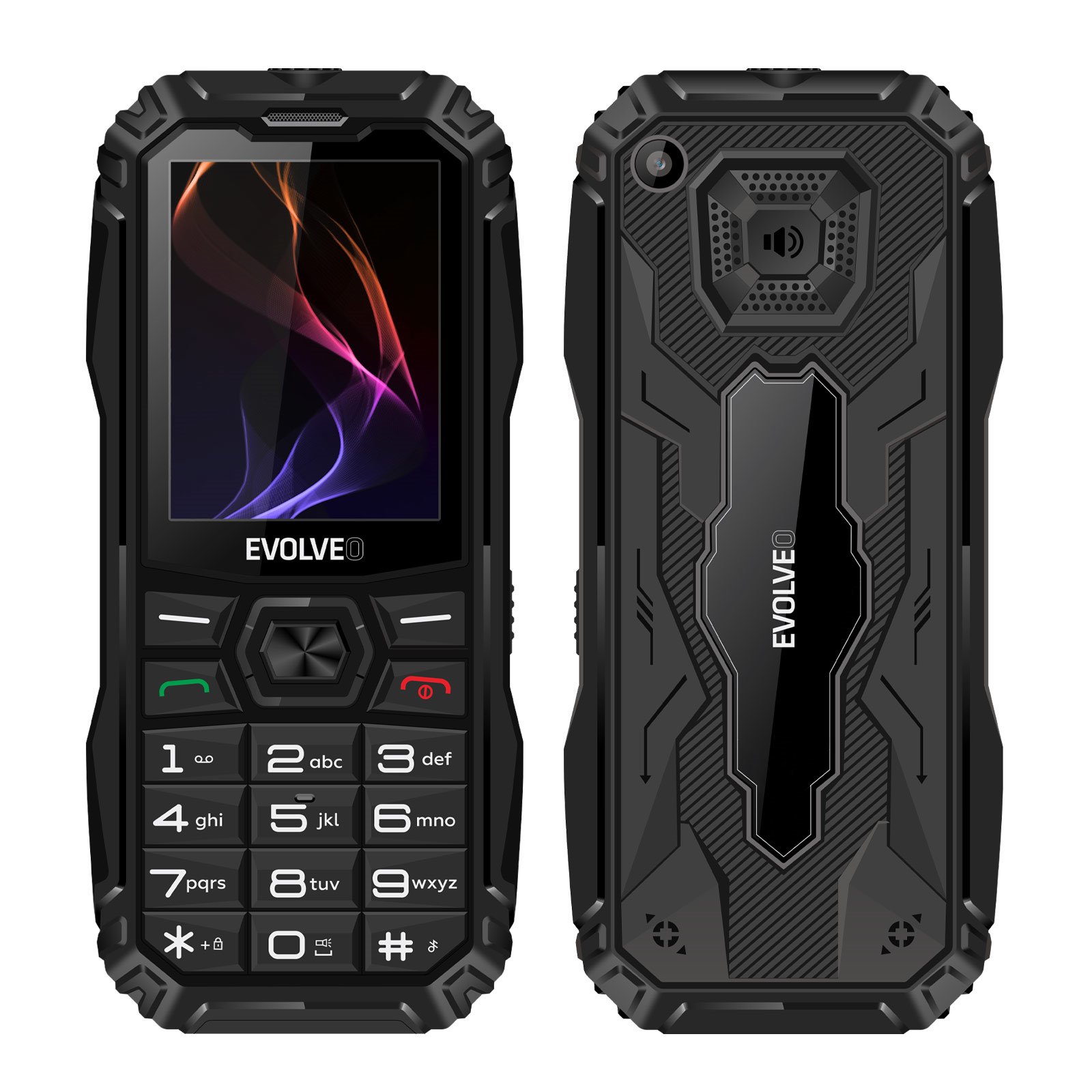 Fotografia produktu: EVOLVEO MaxPhone A1, tlačidlový telefón Dual SIM, čierny