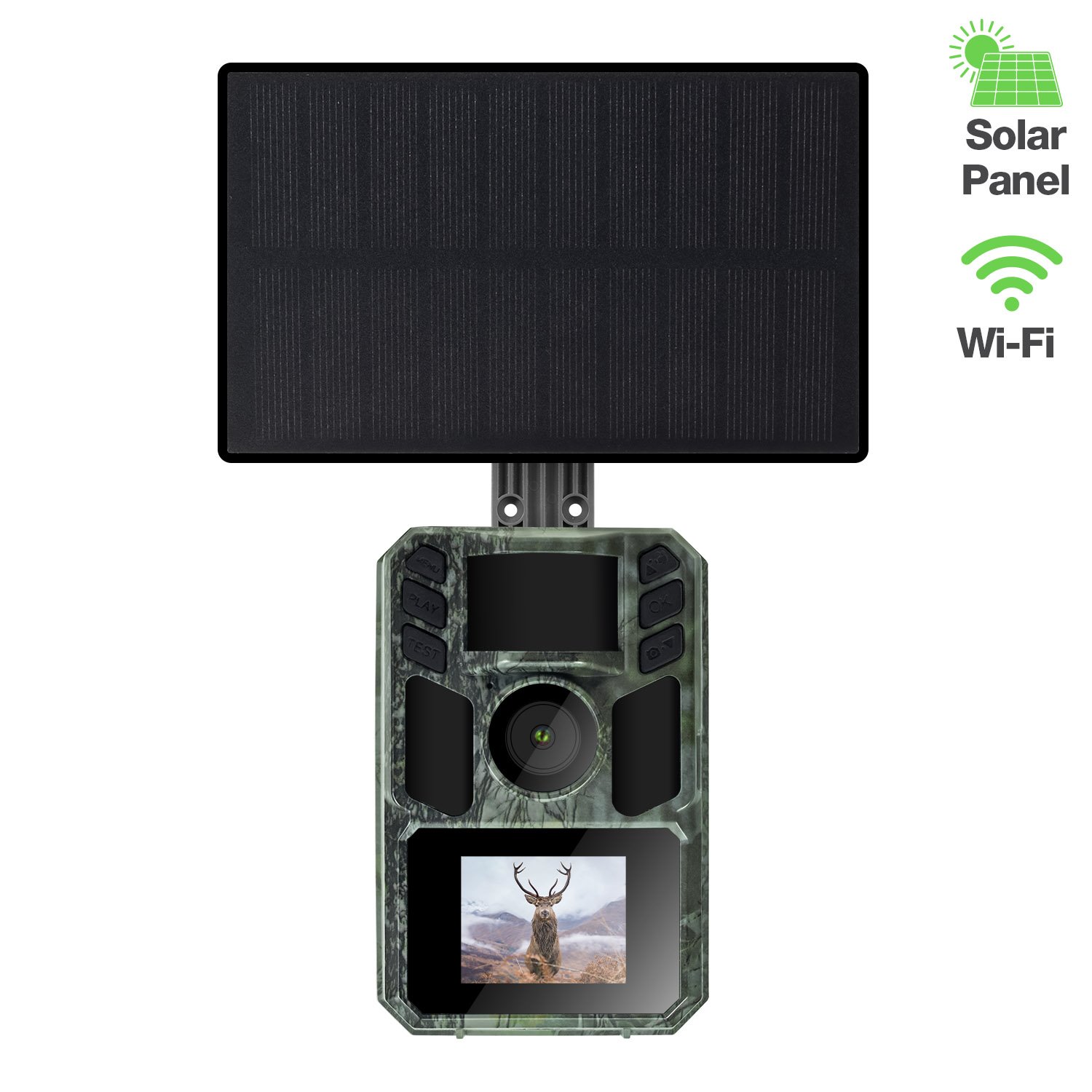 E-shop EVOLVEO StrongVision Solar WiFi, fotopasca s WiFi aplikáciou a solárnym panelom