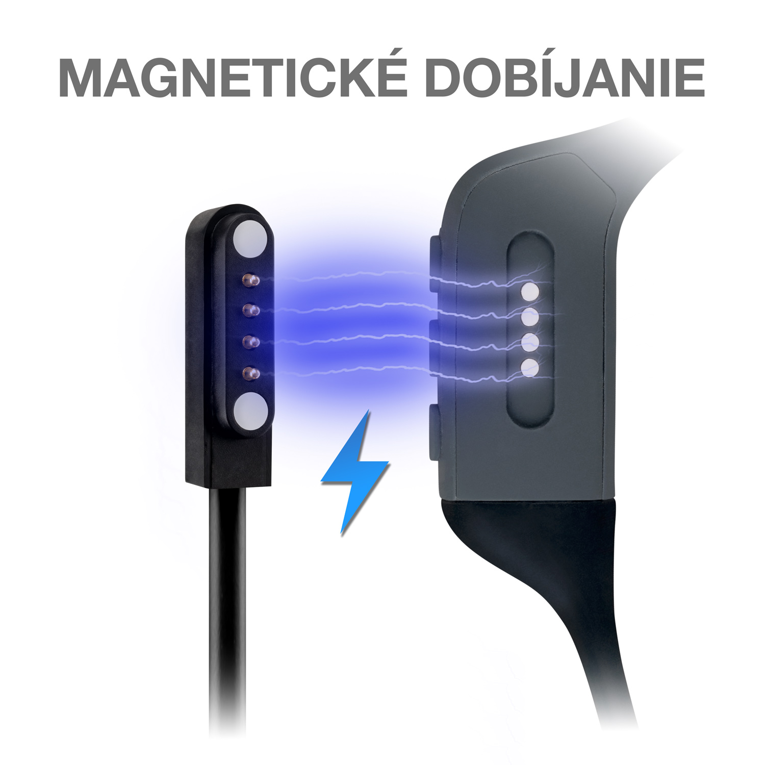 EVOLVEO BoneMax, bezdrôtové slúchadlá na lícne kosti, MP3 32 GB, IPX8, sivé