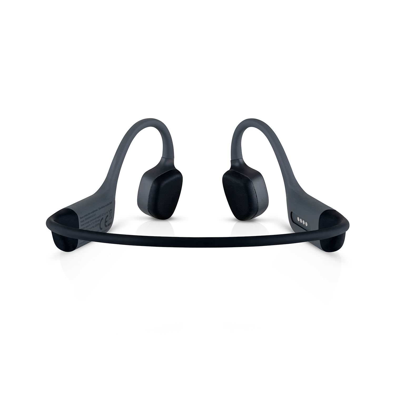 EVOLVEO BoneMax, bezdrôtové slúchadlá na lícne kosti, MP3 32 GB, IPX8, sivé