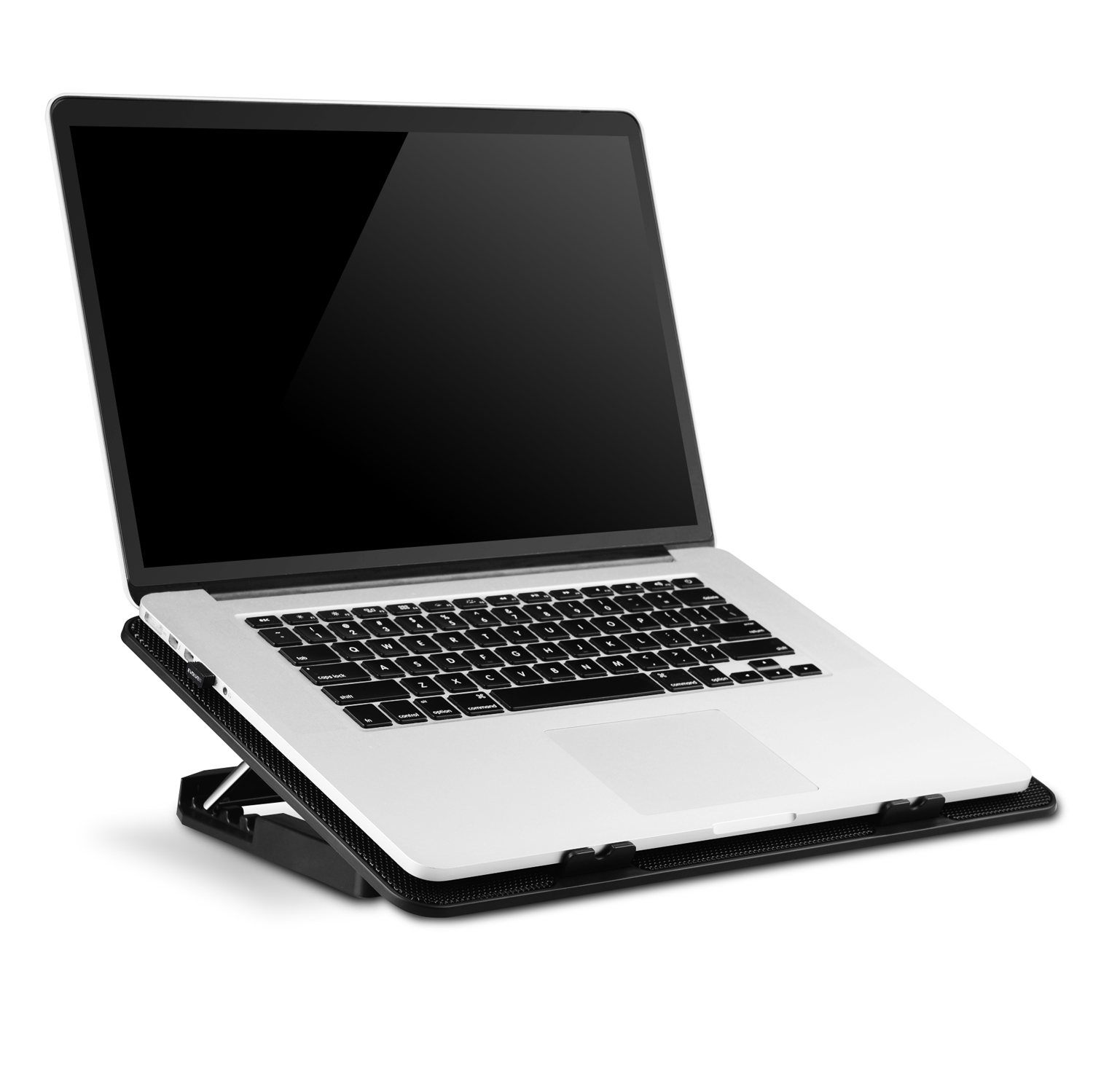EVOLVEO A101RGB, chladiaca podložka pre notebooky, 2x ventilátor, RGB podsvietenie