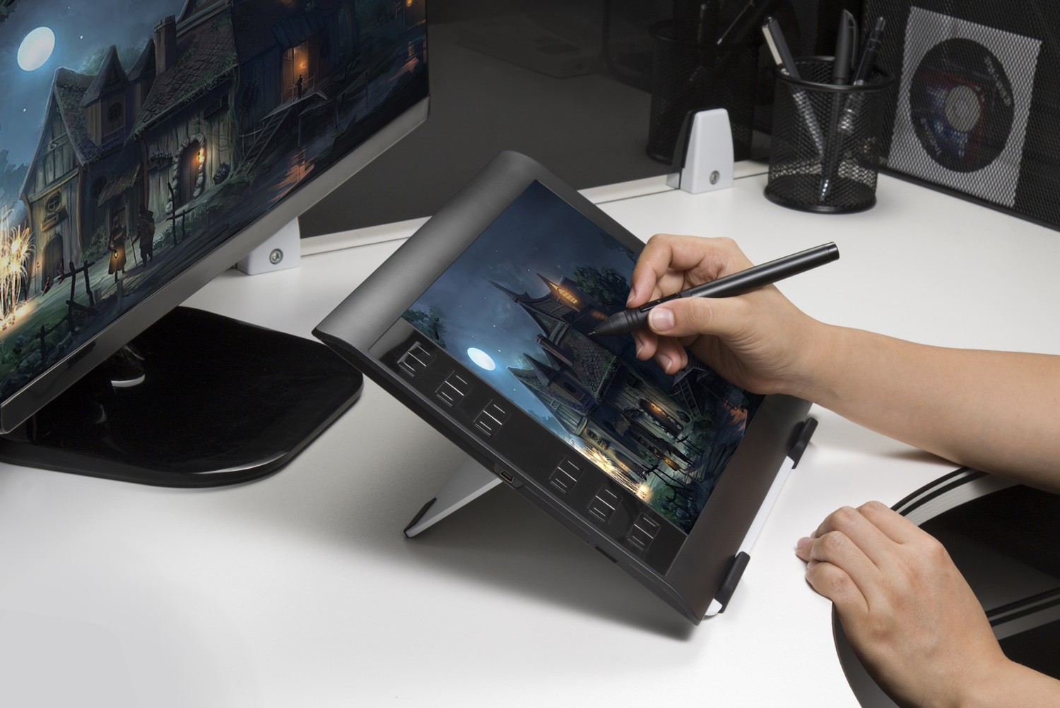 EVOLVEO TopLift, hliníkový stojan na notebook, čierny