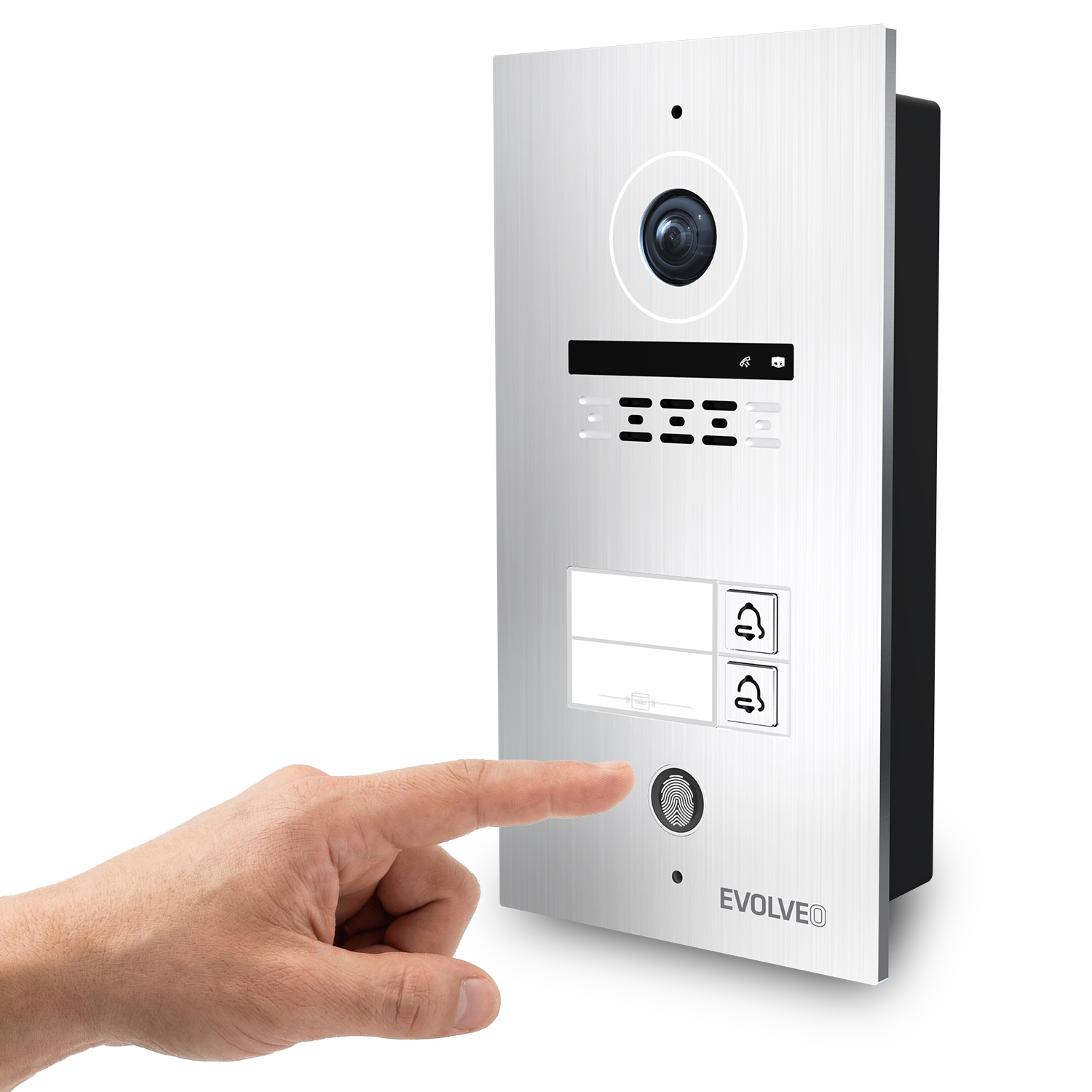 EVOLVEO DoorPhone ID-2, 2-vodičový videovrátnik pre dva byty s RFID,s podporou kamery ONVIF