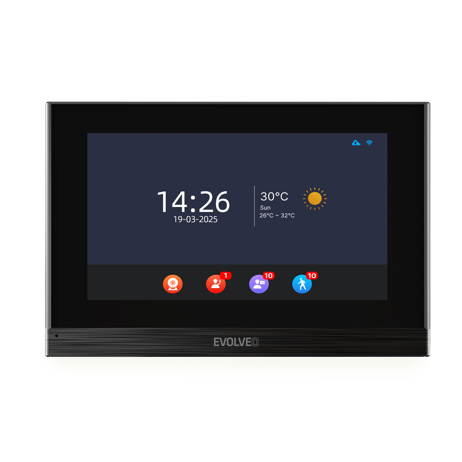EVOLVEO DoorPhone ID-2, 2-vodičový videovrátnik pre dva byty s RFID,s podporou kamery ONVIF