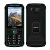 EVOLVEO StrongPhone W4, vodeodolný odolný telefón Dual SIM, čierno-zelený