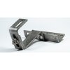 Roof hooks stainless steel 1.4301, 140x56mm plate, adjustable to 3 variations, plate stainless 1.4016, hook 30x6