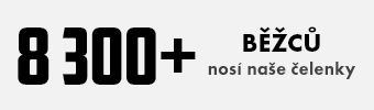 4. 8 300+ běžců nosí naše čelenky
