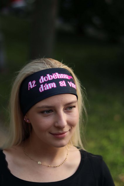 Funkční čelenka Víno