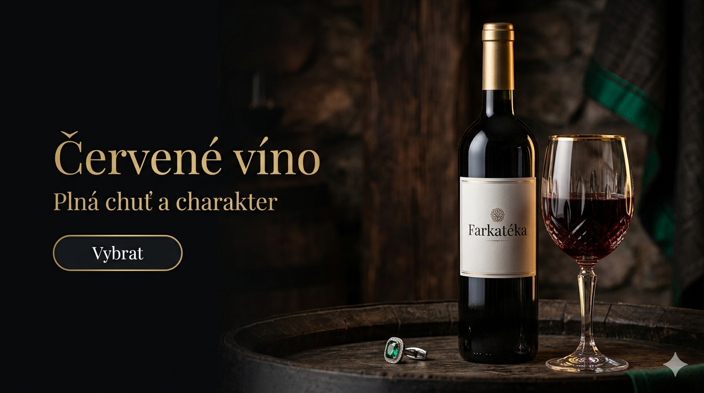 Červené víno  Plná chuť a charakter