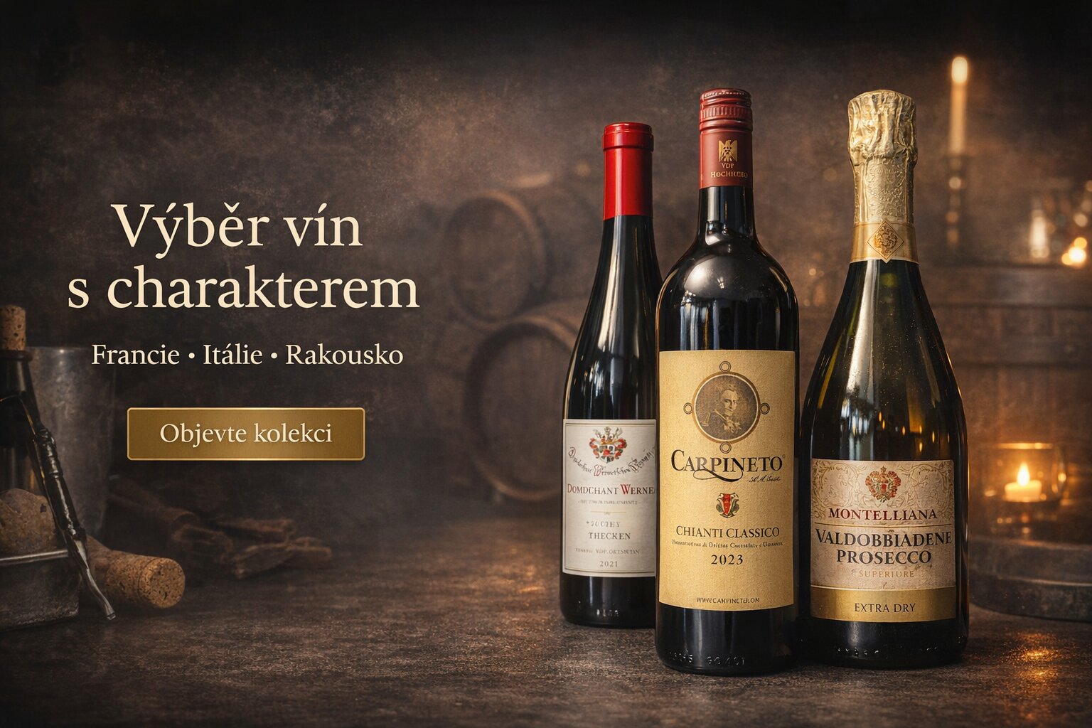 Prémiová vína z Francie, Itálie a Rakouska – Farkatéka