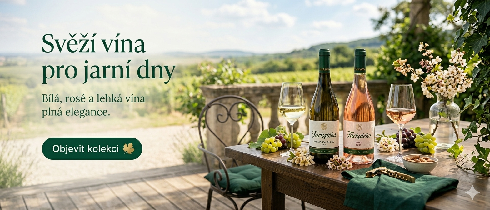 Svěží vína pro jarní dny  Bílá, rosé a lehká vína plná elegance.