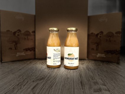 Hazmburský mošt Meruňkový s dužinou