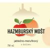 Hazmburský mošt jablečno-meruňkový s dužinou