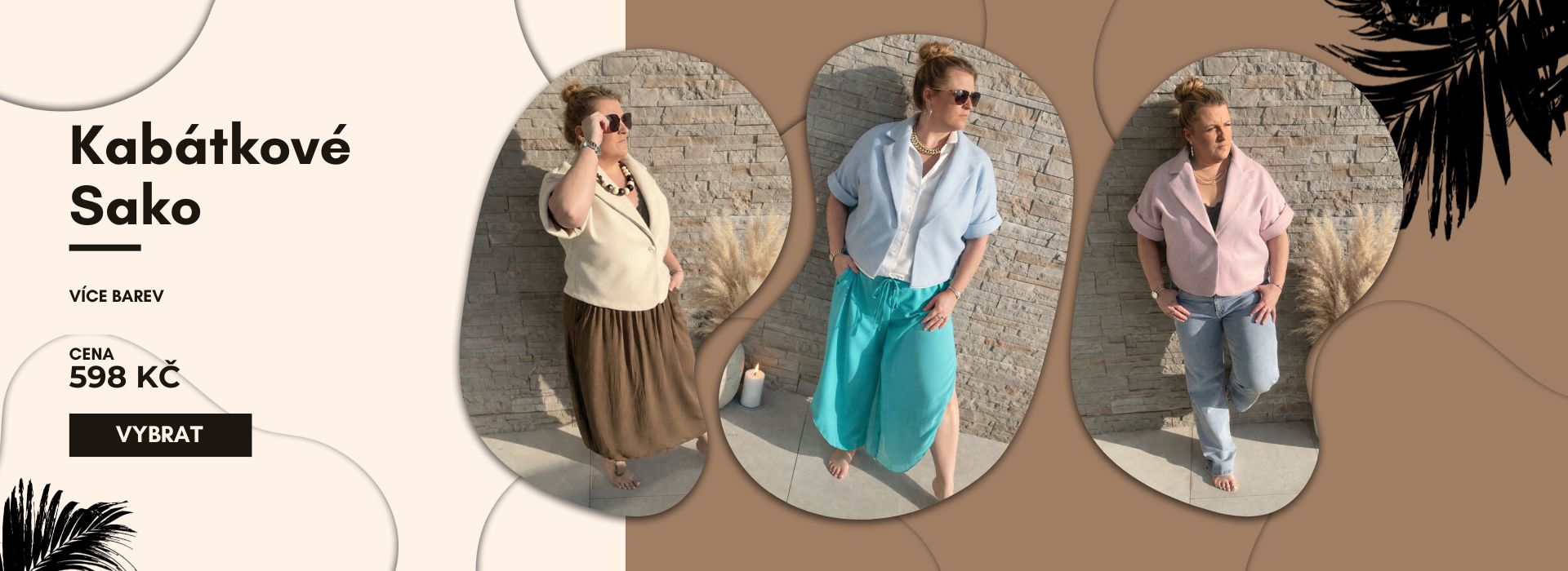 Elegantní kabátkové sako