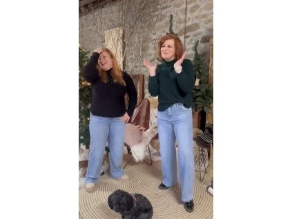 Džíny široké Sára