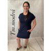 Šaty EM (Barva Tm. modrá)