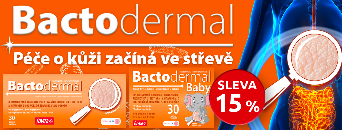 Bactodermaly - sleva 15 %