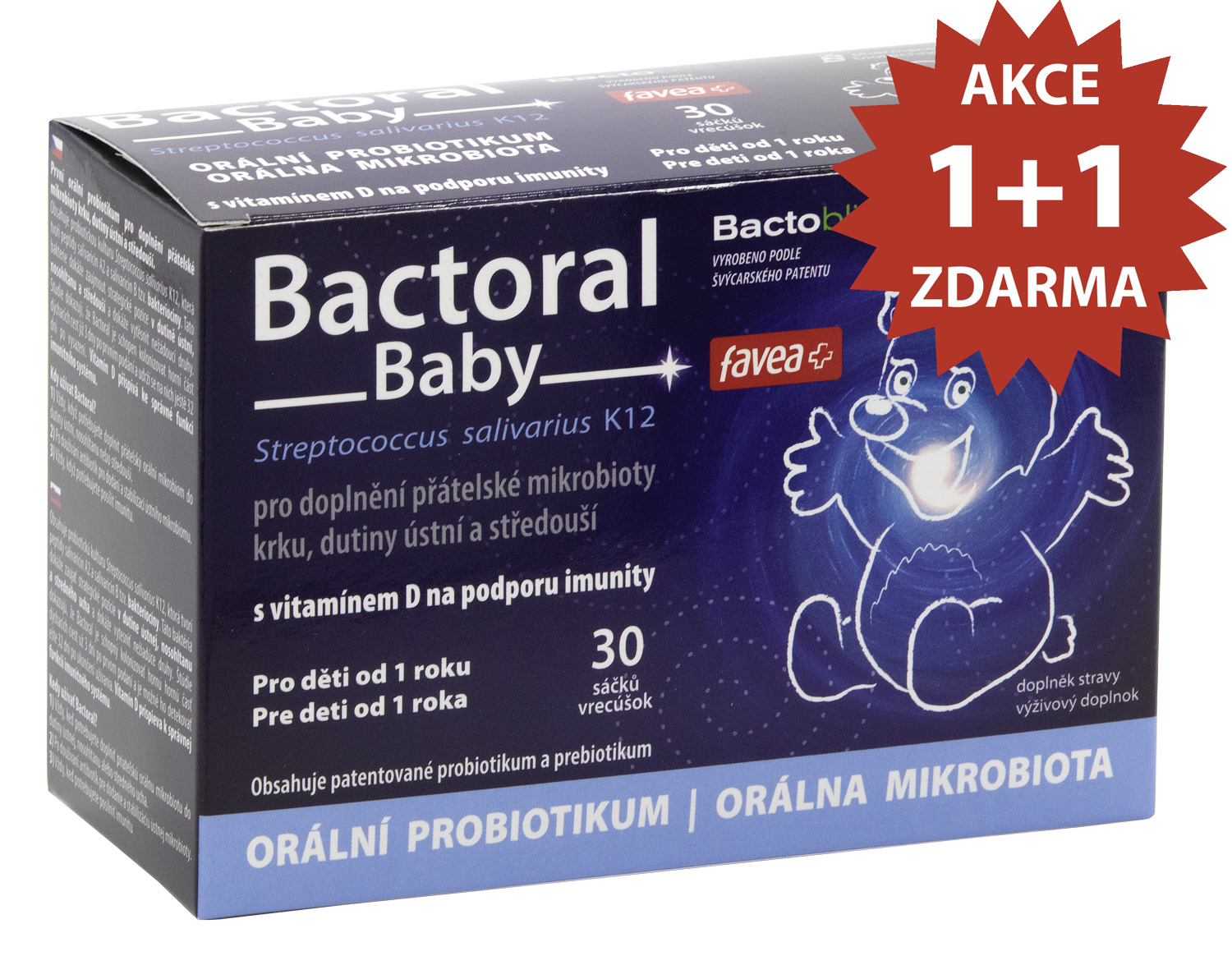 bactoral baby 1+1 zdarma