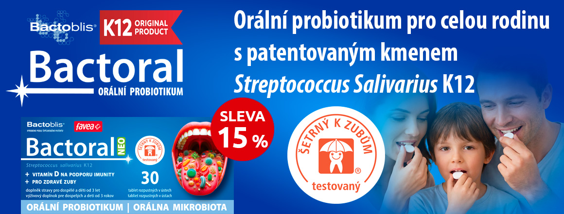 Sleva 15 % na Bactoral NEO