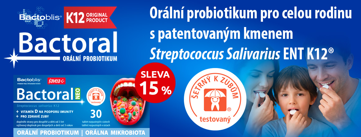 Sleva 15 % na Bactoral NEO