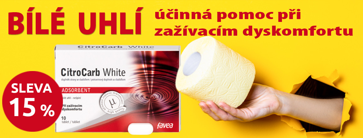 Citrocarb White - sleva 15 %