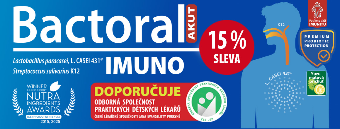 Bactoral Imuno sleva 15 %