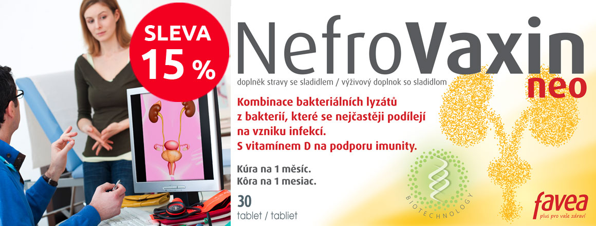 Sleva 15 % na Nefrovaxien Neo